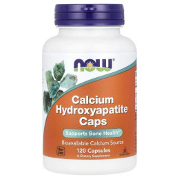 Кальцій гідроксиапатит Now Foods (Calcium Hydroxyapatite) 120 капсул
