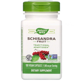 Лимонник китайский, Schizandra, Nature's Way, плоды, 580 мг, 100 кап.
