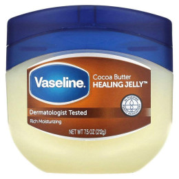Мазь для глибокого зволоження, Healing Jelly, «Олія какао», Vaseline, 212 г