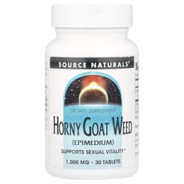 Экстракт горянки Source Naturals (Horny Goat Weed) 1000 мг 30 таблеток