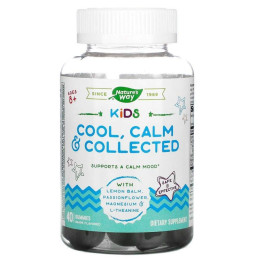 Формула для спокойствия детей старше 8 лет виноград Nature's Way (Calm & Collected) 40 жевательных конфет