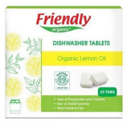 Органические таблетки для посудомоечной машины Friendly Organic 25 шт