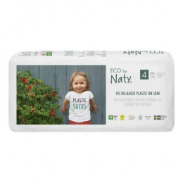 Органічні підгузники Eco by Naty Розмір 4 (від 7 до 18 кг) 44 шт