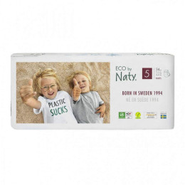 Органічні підгузки-трусики Eco by Naty Розмір 5 (від 12 до 18 кг) 34 шт