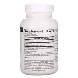 Лактаза для пищеварения Source Naturals (Lactase Digest) 90 капсул