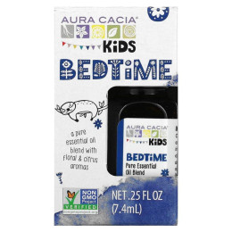 Aura Cacia, Kids, смесь чистых эфирных масел, перед сном, 0,25 жидкой унции (7,4 мл)