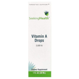 Seeking Health, Вітамін А в краплях, 1500 мкг RAE/краплі, 1 рідка унція (30 мл)