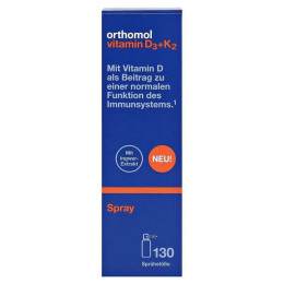 Orthomol Vitamin D3+K2 Spray, Ортомол Спрей с витамином Д3 и K2, 20 мл