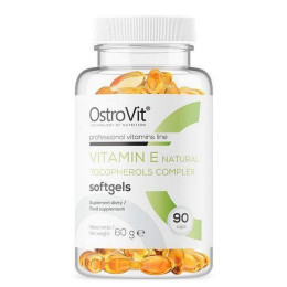 Комплекс натуральных токоферолов с витамином Е OstroVit (Vitamin E Natural Tocopherols Complex) 90 капсул