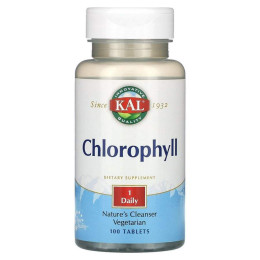 KAL, Chlorophyll, 100 Tablets