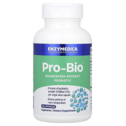 Pro-Bio, пробіотик гарантованої дії, Enzymedica, 90 капсул