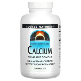 Кальций Source Naturals (Calcium) 200 мг 250 таблеток