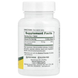 Цинк Nature's Plus (Zinc) 10 мг 90 таблеток