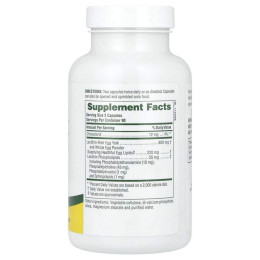 Лецитин из яичного желтка Nature's Plus (Egg Yolk Lecithine) 600 мг 90 капсул