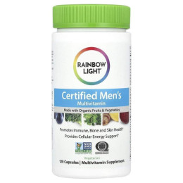 Сертифицированные мультивитамины для мужчин Rainbow Light (Certified Men's Multivitamin) 120 капсул