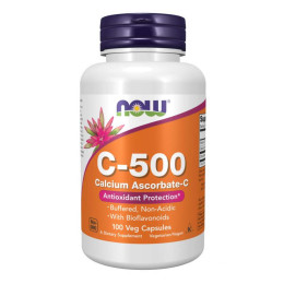 C-500 Ascorbate - 100 vcaps Now Foods