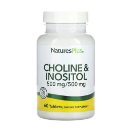 Choline & Inositol 500mg - 60 tabs Nature's Plus