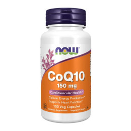 CoQ10 150mg - 100 vcaps Now Foods