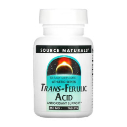 Trans-Ferulic Acid 250mg - 30 tabs Source Naturals