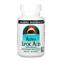 Alpha Lipoic Acid 300mg - 60 tabs Source Naturals