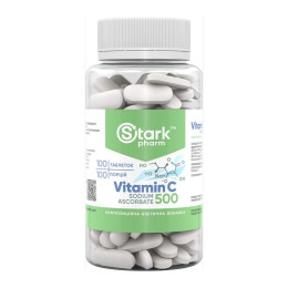 Stark Vitamin C Sodium Ascorbate 500mg - 100 tabs Stark Pharm