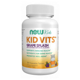 Kid Vits™ Grape Splash - 120 Chewable tabs Now Foods