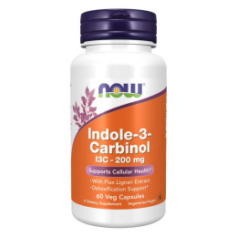 Indole-3-Carbinol (I3C) 200 mg - 60 vcaps Now Foods