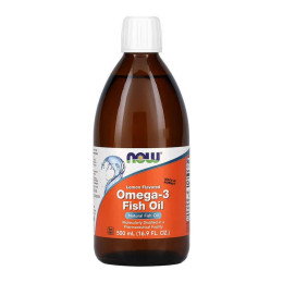 Omega-3 Fish Oil Liquid - 500ml Now Foods