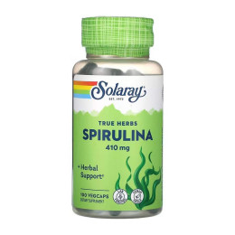 Spirulina Algae 410mg - 100 vcaps Solaray