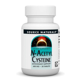 N-Acetyl Cysteine 600mg - 30 tabs Source Naturals