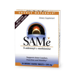 SAMe 200mg Enteric Coated - 20 tabs Source Naturals