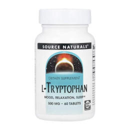 L-Tryptophan 500mg - 60 tabs Source Naturals