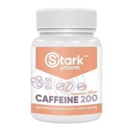 Stark Caffeine 200mg - 100tabs (До 12.25) Stark Pharm