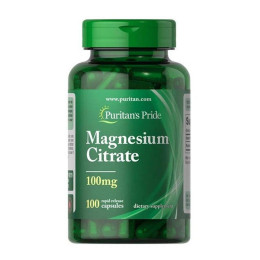 Magnesium Citrate 100mg - 100 caps Puritans Pride