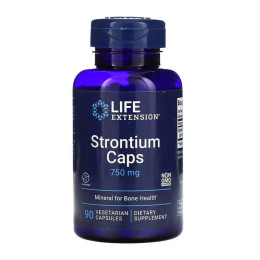 Strontium Caps 750 mg - 90 vcaps (До 02.26) Life Extension
