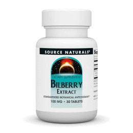 Bilberry Extract 100 mg - 30 tabs Source Naturals