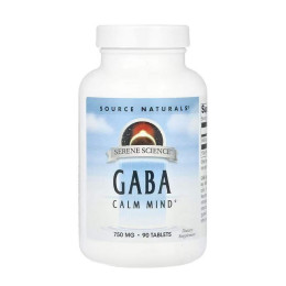 Serene Science® GABA 750 mg - 90 tabs Source Naturals