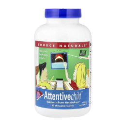 Attentive Child™ Fruit - 60 wafer Source Naturals