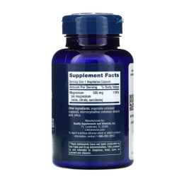 Magnesium Caps 500 mg - 100 vcaps Life Extension