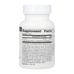 Coenzymated™ Vitamin B-6 100 mg - 60 tabs Source Naturals