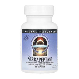 Serrapeptase - 30 caps Source Naturals
