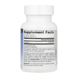 Serrapeptase - 30 caps Source Naturals