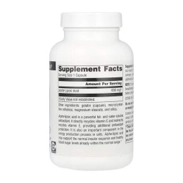Alpha Lipoic Acid 600 mg - 120 caps Source Naturals
