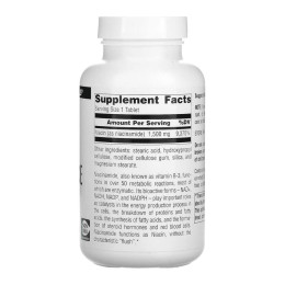 Niacinamide B-3 1500 mg - 100 tabs Source Naturals