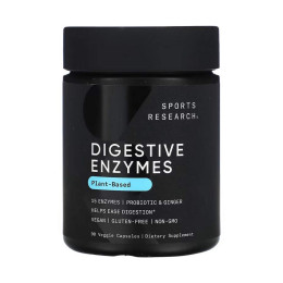 Digestive Enzymes + Probiotic - 90 veggie capsules Sport Research