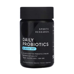 Daily Probiotics with Prebiotics 60 Billion CFU - 30 veggie capsules Sport Research