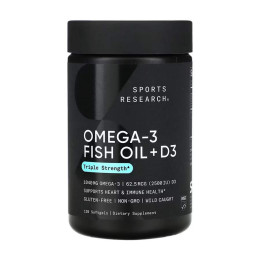 Omega-3 Fish Oil Alask Omega 1250mg + D3 2500IU - 120 softgels Sport Research