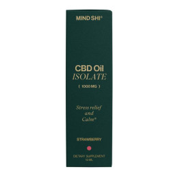 CBD Oil Isolate 1000 mg Strawberry - 10 ml Mind Shi