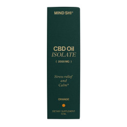 CBD Oil Isolate 2000 mg Orange - 10 ml Mind Shi