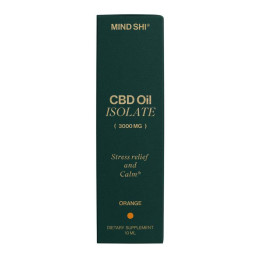 CBD Oil Isolate 3000 mg Orange - 10 ml Mind Shi